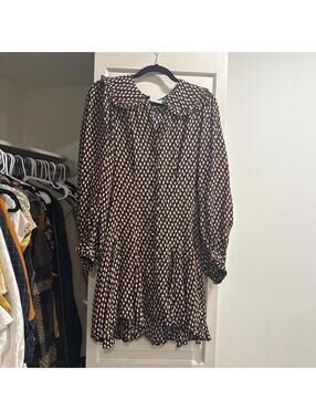 Doen Floral Print Long Sleeve Dress